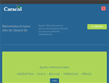 Tablet Screenshot of perucaracol.com